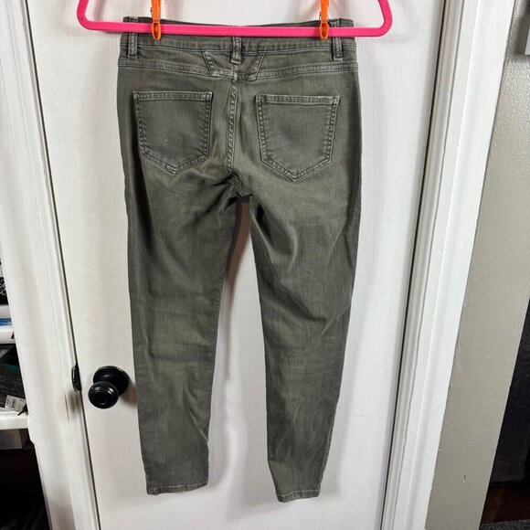 Closed Jeans pedal pusher denim jeans size 24 dark olive green wash - Picture 6 of 9